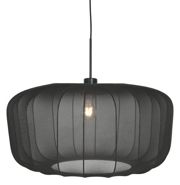 Steinhauer Lampa wisząca Sparkled Light, możliwość ściemniania, czarny, salon / jadalnia, tkanina / materiał / jedwab, nowoczesny