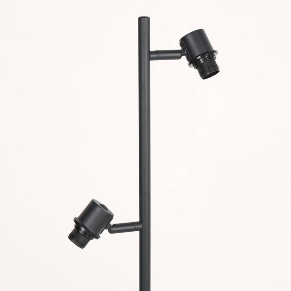 Mexlite Lampa stojąca Sumba, czarny, salon / jadalnia, metal