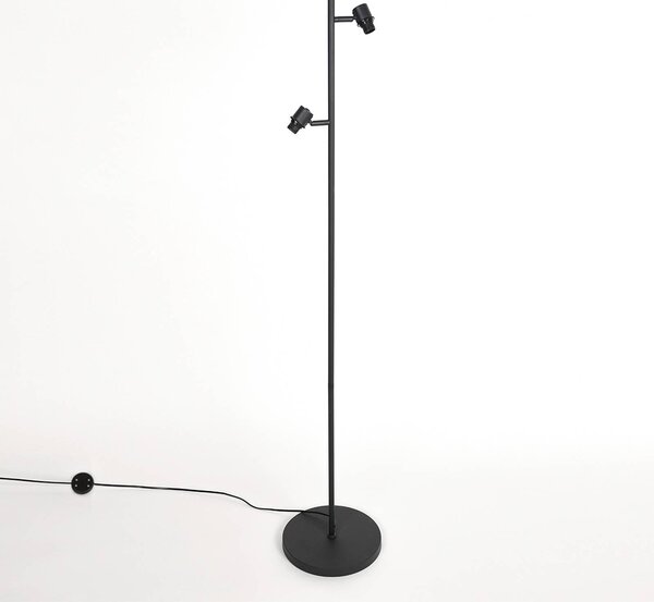 Mexlite Lampa stojąca Sumba, czarny, salon / jadalnia, metal