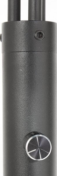 Steinhauer Lampa łukowa - lampa stojąca Nox Light, czarny, salon / jadalnia, metal