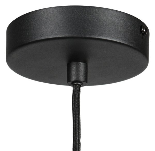 Steinhauer Lampa wisząca NoxLight, możliwość ściemniania, czarny, salon / jadalnia, metal