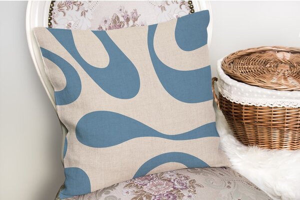 Poszewka na poduszkę 43x43 cm Blue Latte – Mila Home
