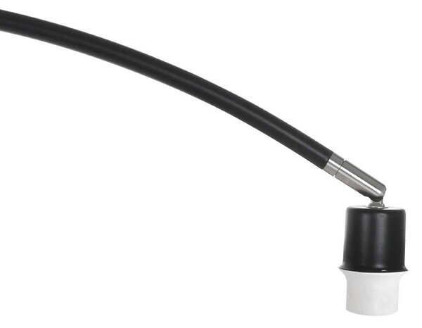 Mexlite Lampa łukowa - lampa stojąca Solva, czarny, salon / jadalnia, metal
