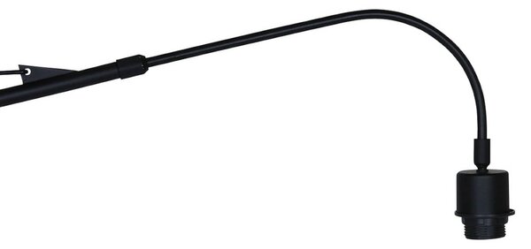 Steinhauer Kinkiet Elegant Classy, czarny, salon / jadalnia, metal