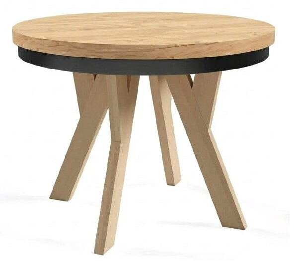 Stół 100 cm okrągły nierozkładany, blat 3,6 cm, nogi Drewniane „ Y ” I ArtDHome