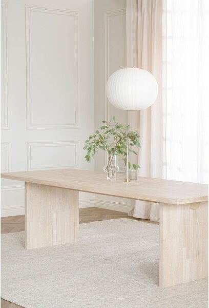 Stół z litego drewna dębowego 240x95 cm Emmett – Rowico