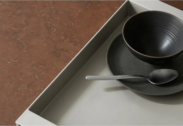 Ciemnobrązowy ceramiczny talerz deserowy ø 21 cm Kumi – Blomus