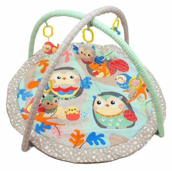 Baby Mix Kocyk do zabawy Sówki, średnica 89 cm