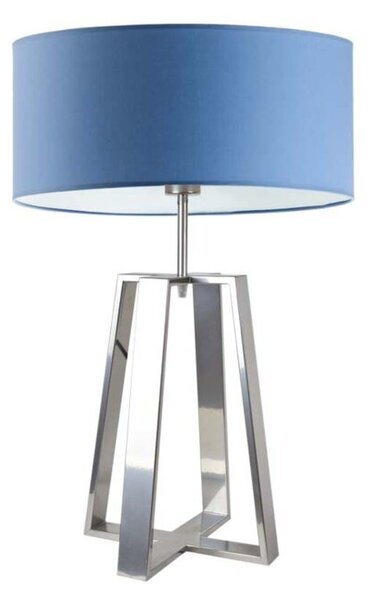 Lampka nocna na biurko lampa biurkowa LED z abażurem walec 40cm WENIS