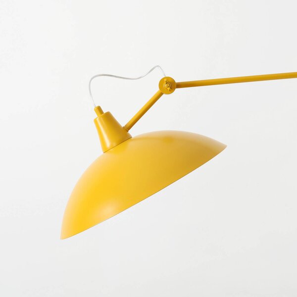 Lampa wisząca designerska Melos ALDEX, możliwość ściemniania, żółty / pomarańczowy, salon / jadalnia, metal, skandynawski