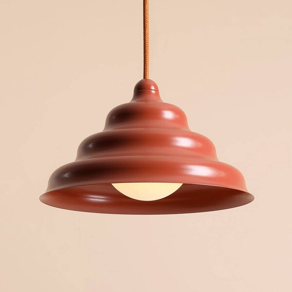 Lampa wisząca designerska Fala ALDEX, możliwość ściemniania, czerwony, salon / jadalnia, design