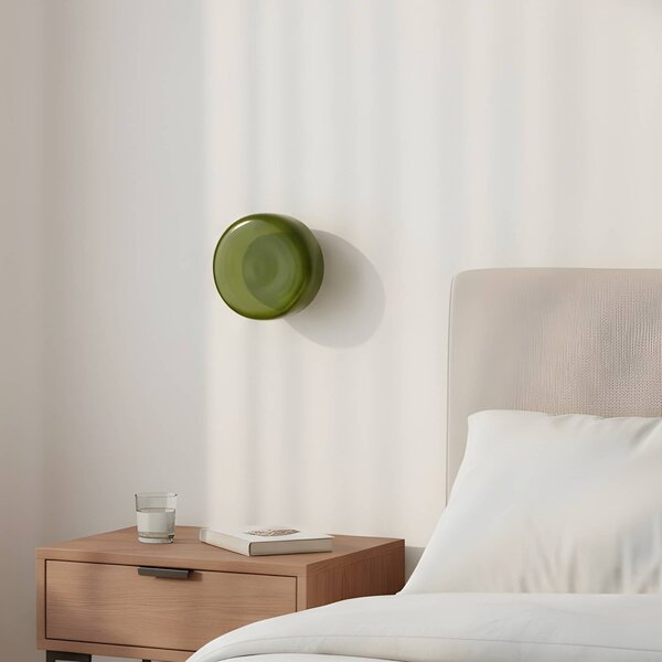 Kinkiet designerski BonBon ALDEX, możliwość ściemniania, zielony, salon / jadalnia, design
