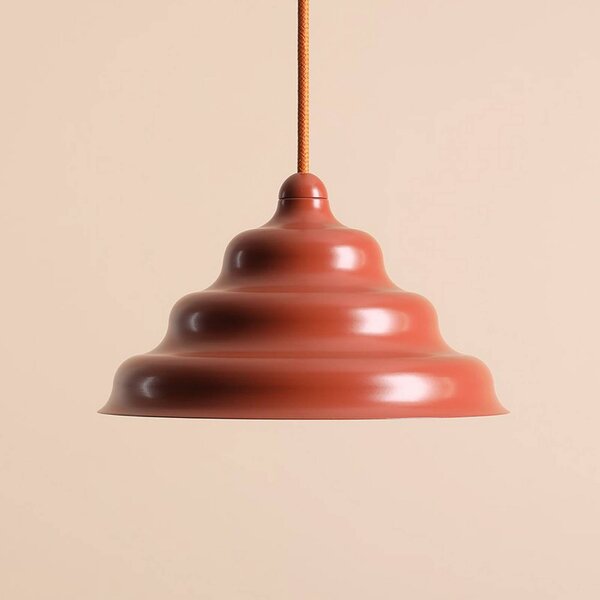 Lampa wisząca designerska Fala ALDEX, możliwość ściemniania, czerwony, salon / jadalnia, design