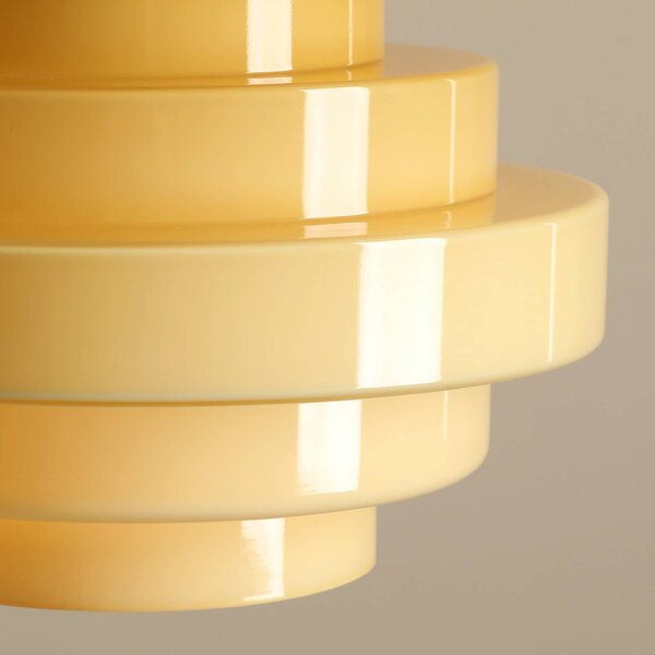 Lampa wisząca Filo ALDEX, możliwość ściemniania, żółty / pomarańczowy, salon / jadalnia, szkło, skandynawski