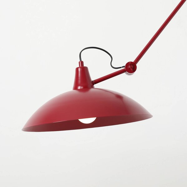 Lampa wisząca designerska Melos ALDEX, możliwość ściemniania, czerwony, salon / jadalnia, metal, skandynawski