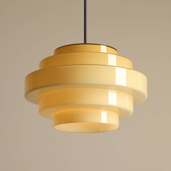 Lampa wisząca Filo ALDEX, możliwość ściemniania, żółty / pomarańczowy, salon / jadalnia, szkło, skandynawski