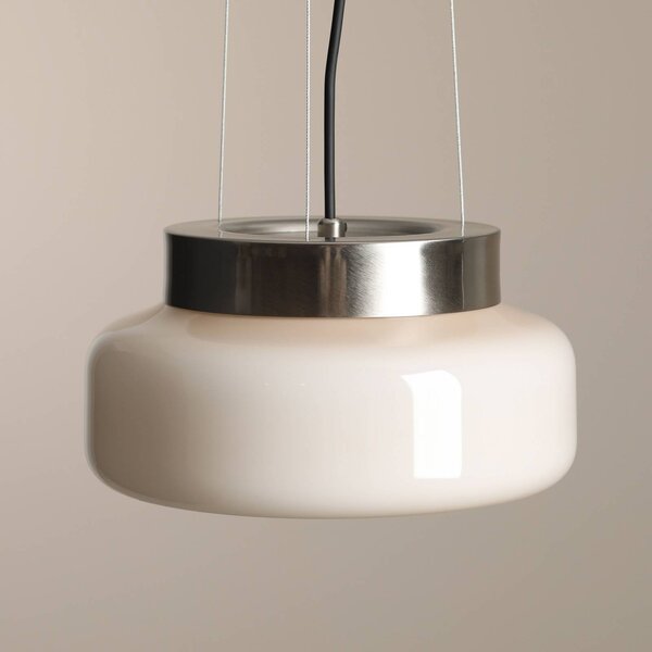 Lampa wisząca designerska BonBon ALDEX, możliwość ściemniania, kremowy / amber, salon / jadalnia, design