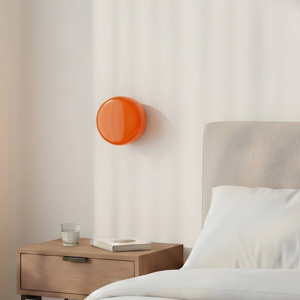 Kinkiet designerski BonBon ALDEX, możliwość ściemniania, żółty / pomarańczowy, salon / jadalnia, design