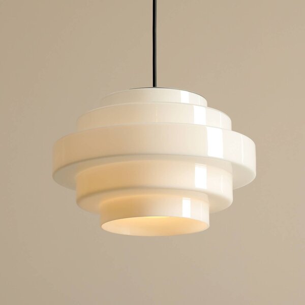 Lampa wisząca Filo ALDEX, możliwość ściemniania, biały / opal, salon / jadalnia, szkło, skandynawski