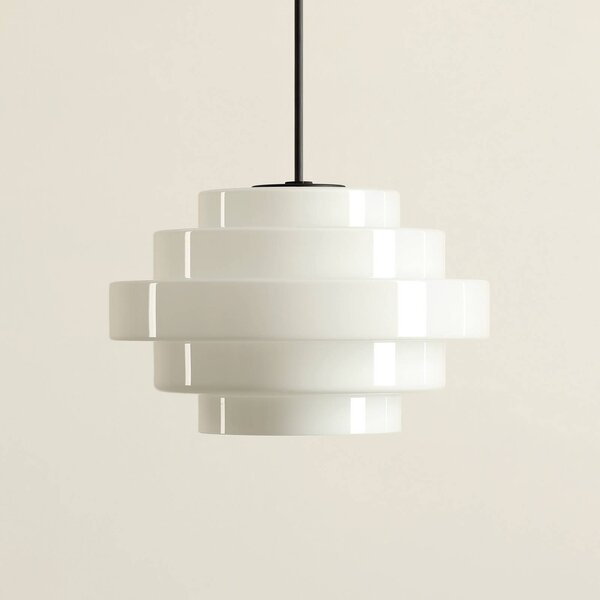 Lampa wisząca Filo ALDEX, możliwość ściemniania, biały / opal, salon / jadalnia, szkło, skandynawski