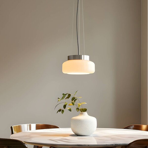 Lampa wisząca designerska BonBon ALDEX, możliwość ściemniania, kremowy / amber, salon / jadalnia, design