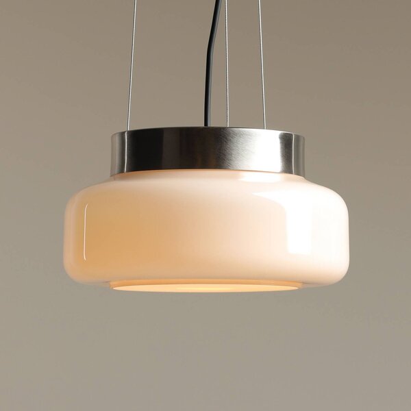 Lampa wisząca designerska BonBon ALDEX, możliwość ściemniania, kremowy / amber, salon / jadalnia, design