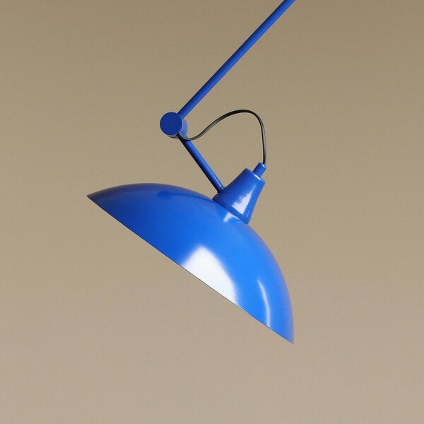 Lampa wisząca designerska Melos ALDEX, możliwość ściemniania, niebieski, salon / jadalnia, metal, skandynawski