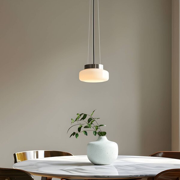 Lampa wisząca designerska BonBon ALDEX, możliwość ściemniania, kremowy / amber, salon / jadalnia, design