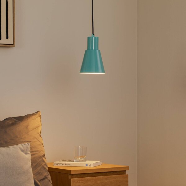 Lampa wisząca Konikkem Opviq, możliwość ściemniania, niebieski, salon / jadalnia, metal, młodzieżowy