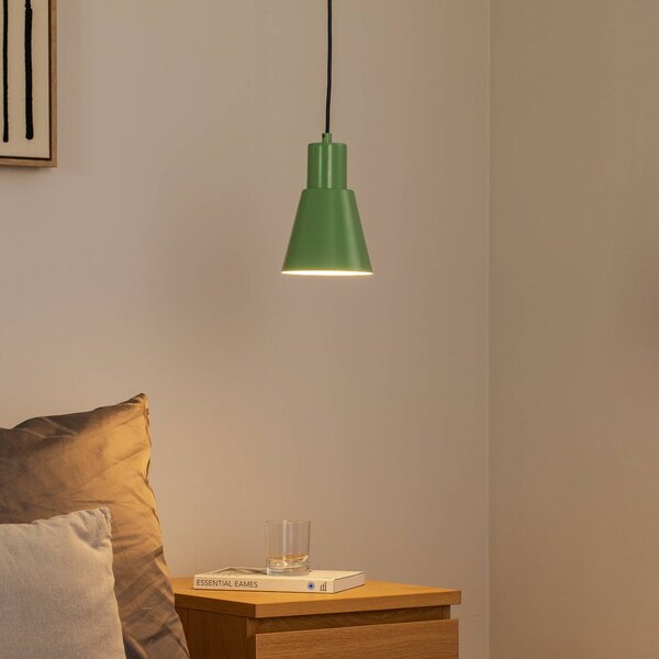 Lampa wisząca Konikkem Opviq, możliwość ściemniania, zielony, salon / jadalnia, metal, młodzieżowy