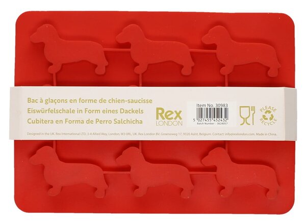 Silikonowa foremka do lodu Sausage Dog – Rex London