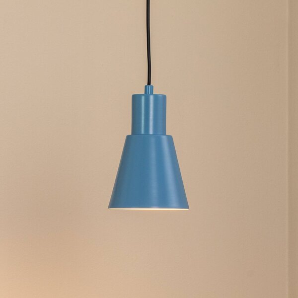 Lampa wisząca Konikkem Opviq, możliwość ściemniania, niebieski, salon / jadalnia, metal, młodzieżowy