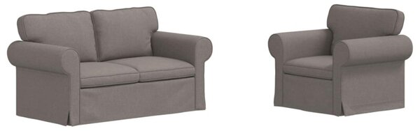 ModuÅowa kanapa w ciemnoszarym kolorze z ergonomicznym ksztaÅtem i metalowÄ ramÄ