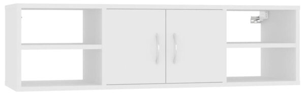 Półka ścienna, biała, 102x30x29 cm, materiał drewnopochodny