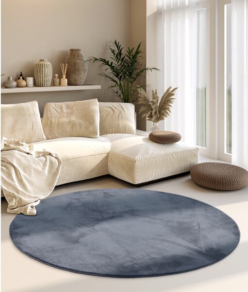 Antracytowy okrągły dywan ø 160 cm Leon – Villeroy&Boch