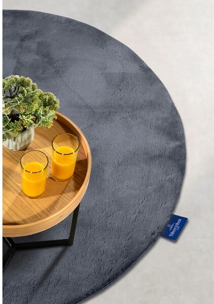 Antracytowy okrągły dywan ø 160 cm Leon – Villeroy&Boch
