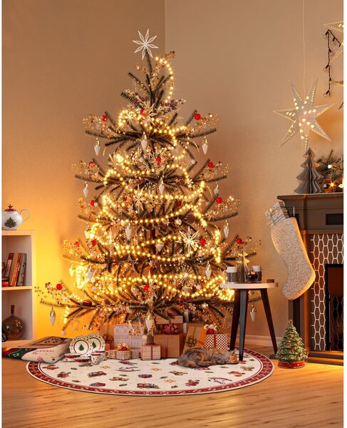 Czerwony okrągły dywan ze świątecznym motywem ø 150 cm Red Christmas – Villeroy&Boch