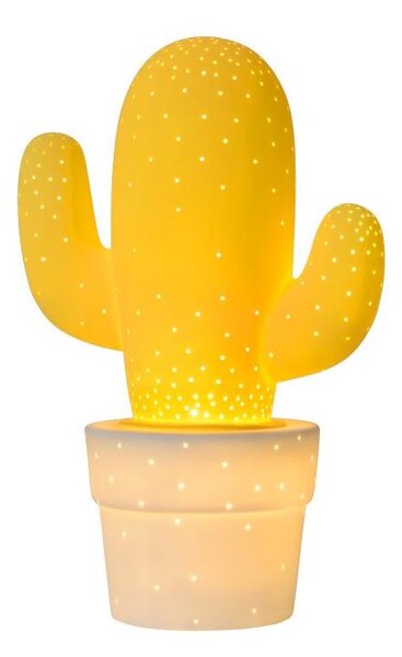 Lucide Lucide 13513/01/34 - Lampa stołowa CACTUS 1xE14/40W/230V żółty LC1164