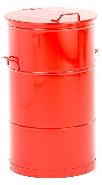Kosz na śmieci LISTON, Ø 475x780 mm, 115 L, czerwony