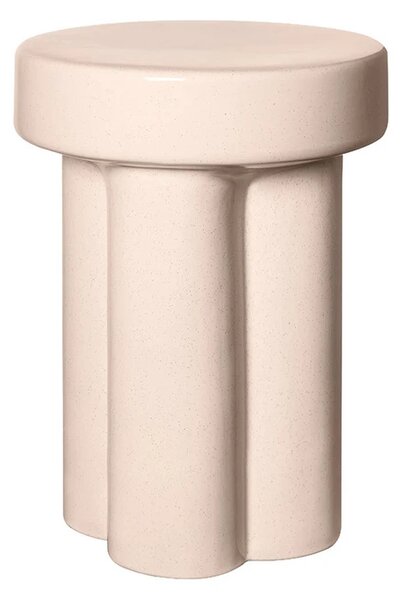 Blomus - Toru Ceramic Stołek Big Lily Biały