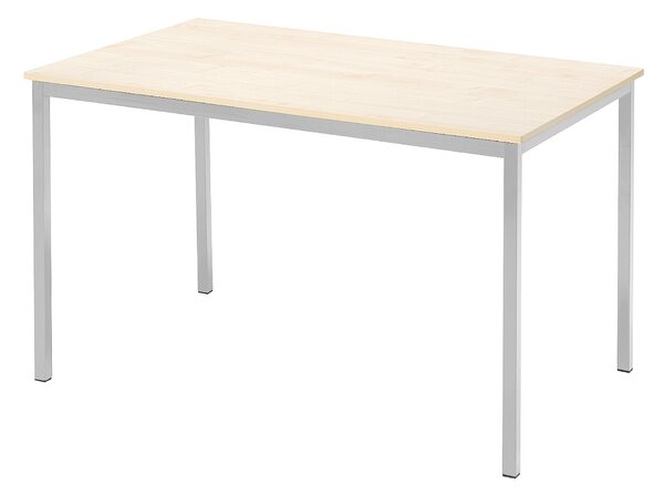 Stół do jadalni JAMIE, 1200x800 mm, laminat, brzoza, szary