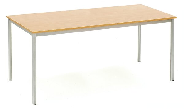 Stół do jadalni JAMIE, 1800x800 mm, laminat, buk, szary