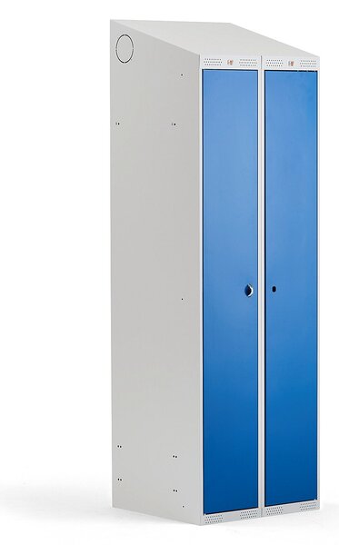 Szafa ubraniowa CLASSIC COMBO, 2 drzwi, 1900x600x550 mm, niebieski