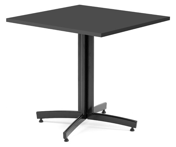 Stół do kawiarni SANNA, 700x700x720 mm, czarny, czarny