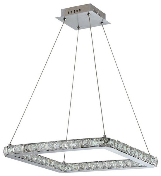 Kryształowa lampa wisząca kwadrat LED - V072 S8-S97