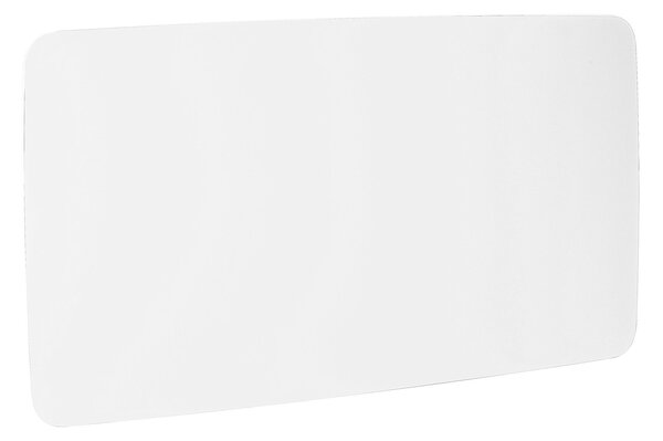 Szklana tablica suchościeralna STELLA, zaokrąglone narożniki, 2000x1000 mm, biały