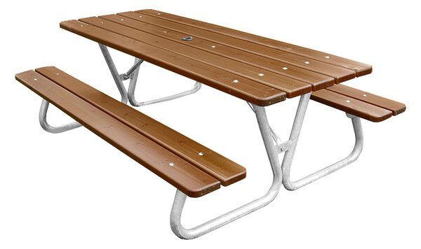 Stół piknikowy HALLON, 1800x600x1300 mm