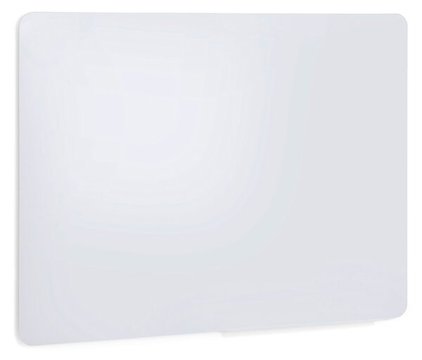 Szklana tablica suchościeralna GLENDA, model ścienny, 1500x1200 mm, biały
