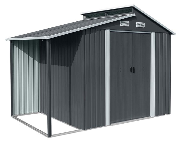 Aga Domek ogrodowy 173x300x222 cm Ciemnoszary