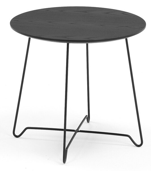 Stół kawowy IRIS, wys. 460 mm, czarny, czarny